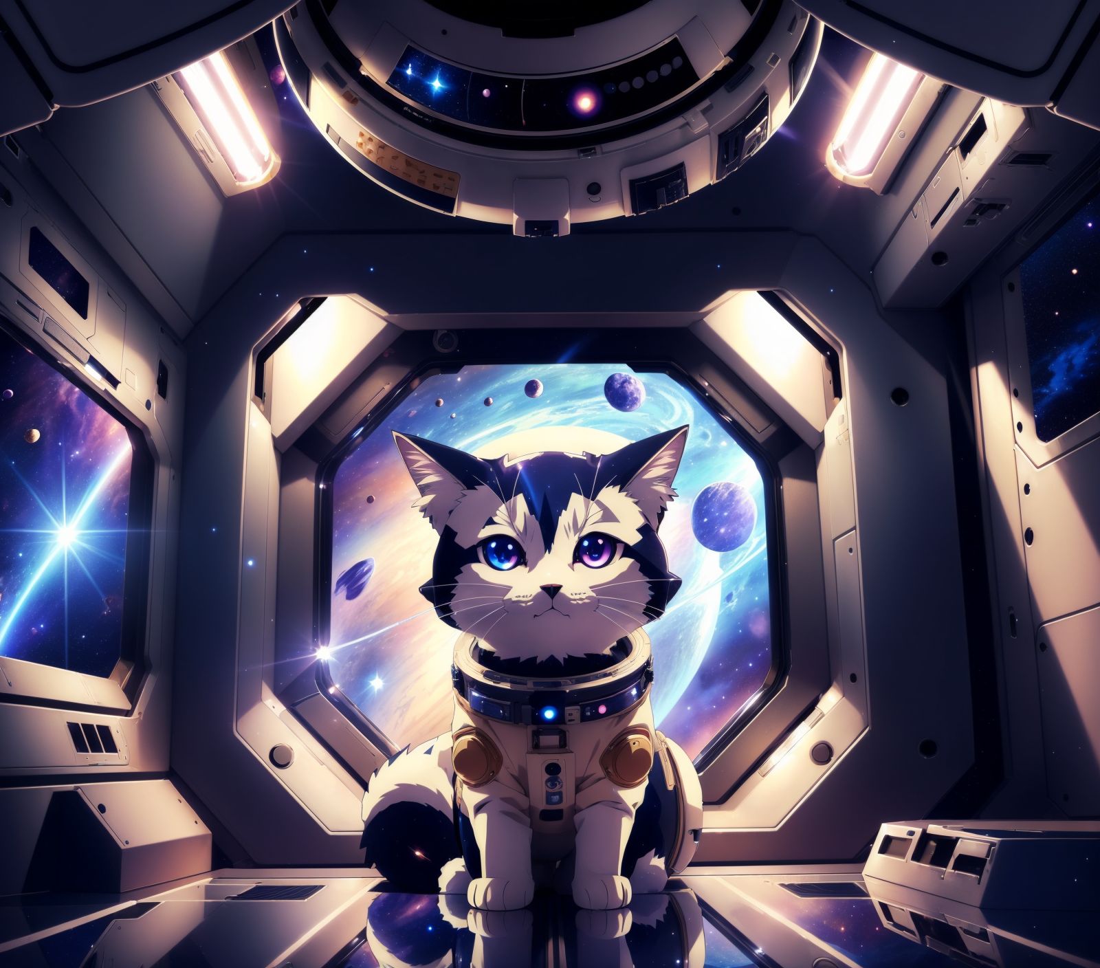 00370-COLOSSUS_V1, Euler a, anime art style 1 3 A cute cat space suit dramatic lighting dynamic pose dynamic camera masterpiece best quality dark.jpg